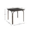 5-Piece Wooden Dining Table and 4 Chairs – Modern Dining Furniture Set - Image 6