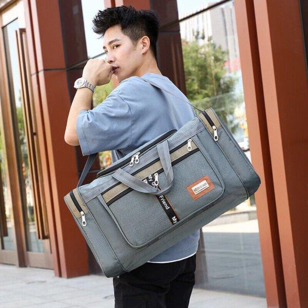 Men's Extra Large Sports Gym Holdall Bag – Travel, Work, and Cabin Barrel Bag - Image 10