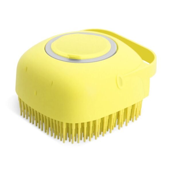Pet Dog Shampoo Massager Brush – Soft Silicone Grooming Scrubber for Cats & Dogs - Image 3