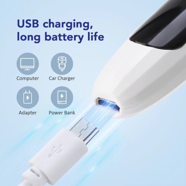 Rechargeable Electric Heated Eyelash Curler – Digital Display with 3 Temperature Settings for Perfect Curls - Image 6