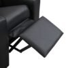 Kids Recliner Chair - Black PVC | Comfortable and Stylish Recliner for Children - Image 4