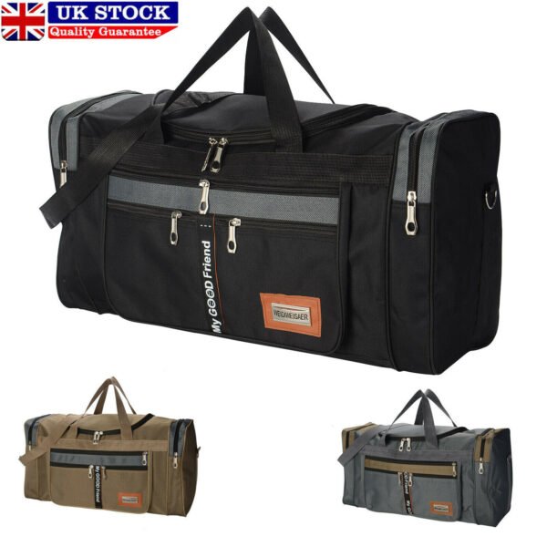 Men's Extra Large Sports Gym Holdall Bag – Travel, Work, and Cabin Barrel Bag - Image 3